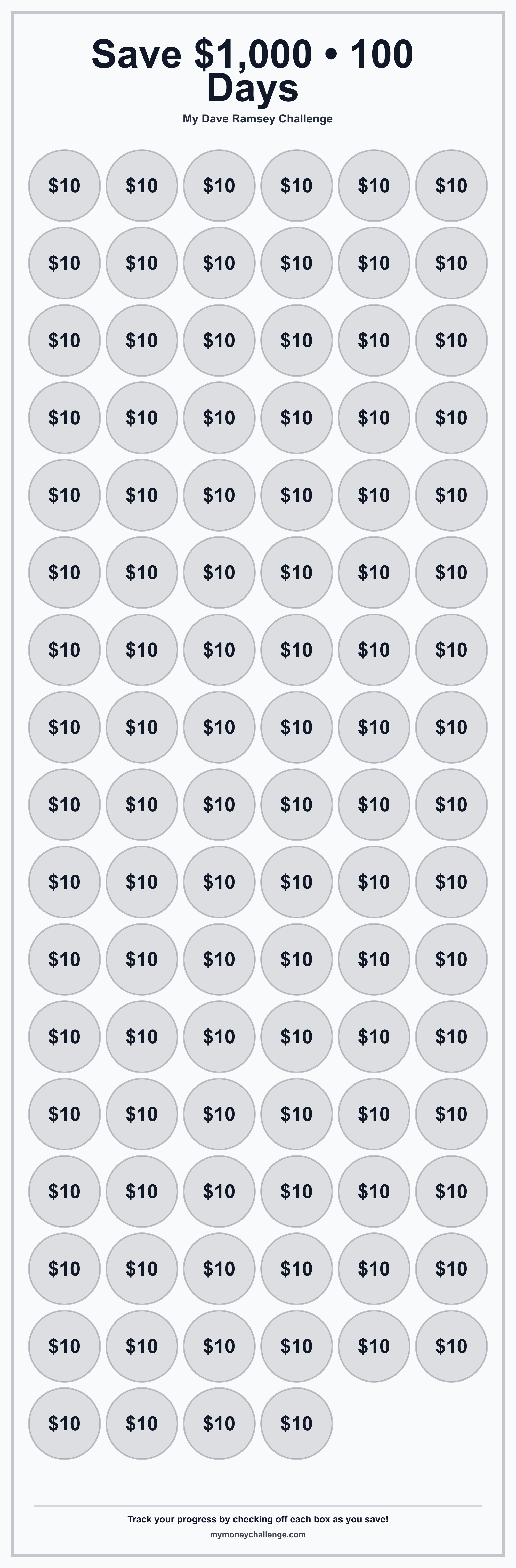 Dave Ramsey Challenge savings challenge preview - Save $300