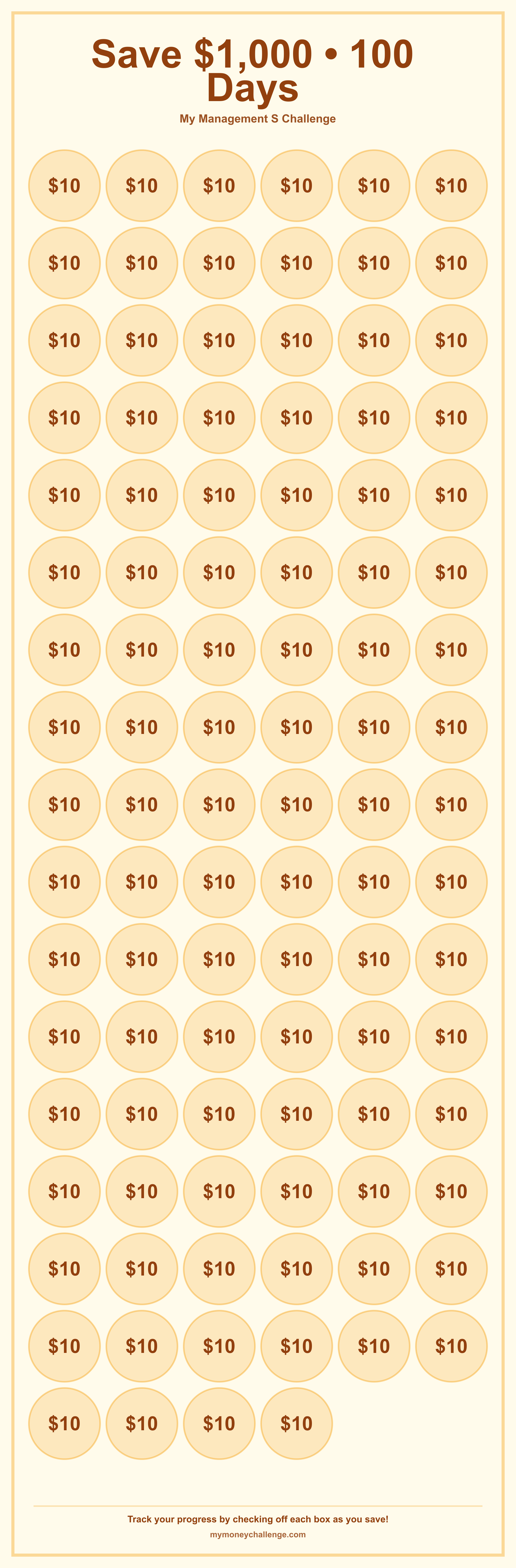 Management S Challenge savings challenge preview - Save $300